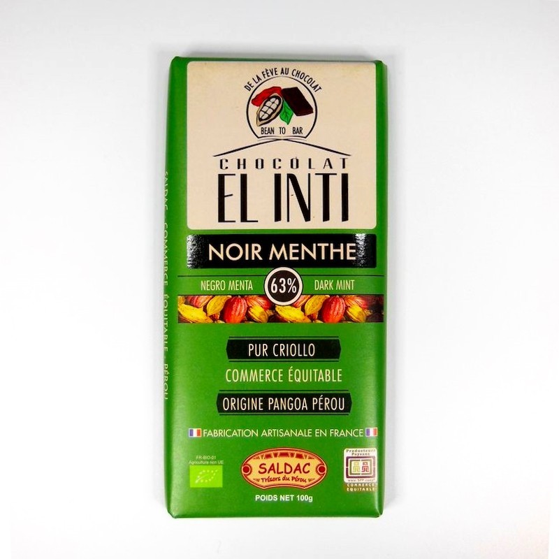 Chocolat noir menthe Chocolat noir menthe