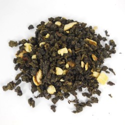 thé oolong orange feuilles