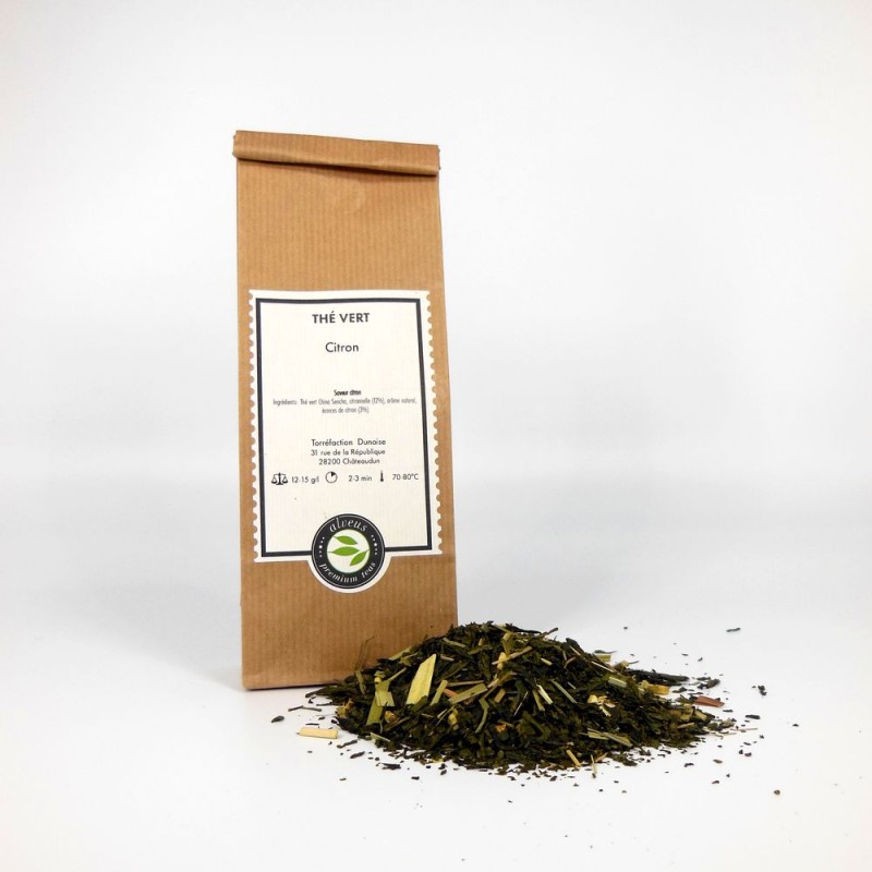 Thé vert citron bio Thé vert citron bio