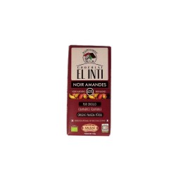 Tablette chocolat noir amandes bio