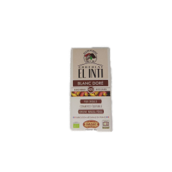 Tablette chocolat blanc doré bio