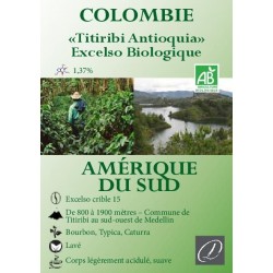 Café Colombie Titiribi bio