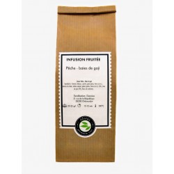 Infusion fruitée pêche - baies de Gogi bio