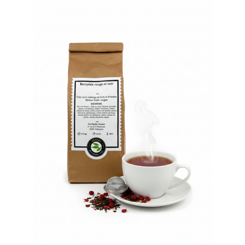 Thé noir Berrymix saveur fruit rouge Thé noir Berrymix saveur fruit rouge